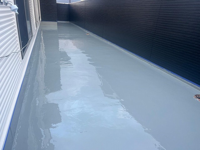 富士河口湖町　ウレタン防水工事